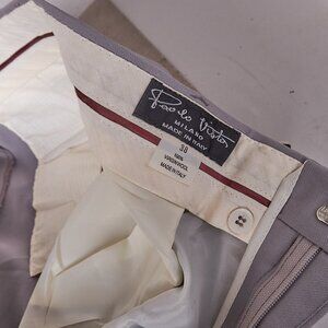 1980s Gray Deadstock Paolo Vista Pleated Slacks Pants